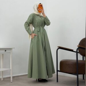 Laila Khaki Dress