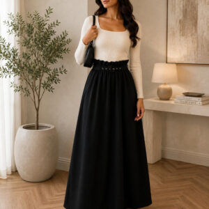 The Sculpted Grace Skirt