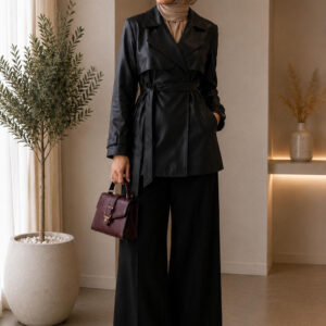 Noir Grace Wrap Jacket